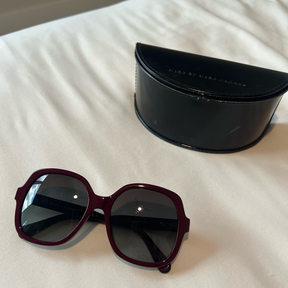 Marc by Marc Jacobs Burgundy Sunglasses